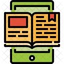 Electronic Book Education Online Learning Icon
