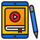 Online Reading Online Education Elearning Icon