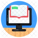 E Book Online Reading Online Study Icon