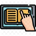 Online Reading Book  Icon