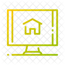 Online Real Estate Online Property Dealing Online Property Icon
