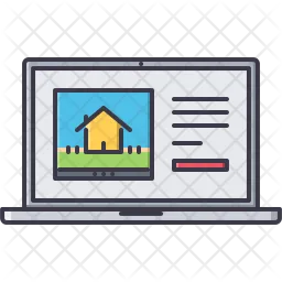 Online real estate site  Icon
