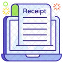 Invoice Bill Payment Shopping Bill Icon