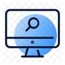 Online Forschung Markt Symbol