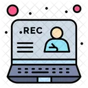 Online Recording  Icon