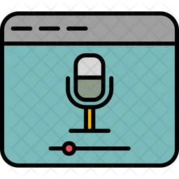 Online Recording  Icon