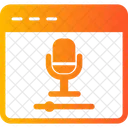 Online Recording  Icon