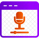 Online Recording  Icon