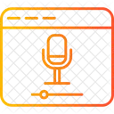 Online Recording  Icon