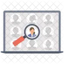 Online recruitment  Icon
