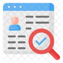 Online Recruitment Icon