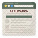 Online Registration Web Registration Online Application Icon