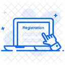 Create Registration Online Form Online Registration Icon