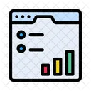 Online Report Graph Report Icon