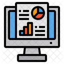 Online Report Information Analysis Icon