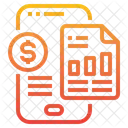 Smartphone Analytic Data Icon
