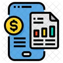 Smartphone Analytic Data Icon