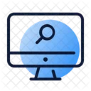 Online Research Computer Icon