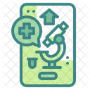 Online Research Online Checkup Laboratory Icon