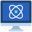 Online Research Online Science Computer Icon