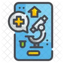 Online Research Online Checkup Laboratory Icône
