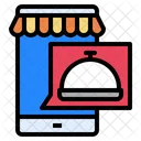 Mobile Restaurant Food Icon
