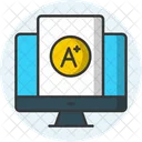 Online Result Online Exam Education Icon
