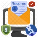 Online Resume  Icon