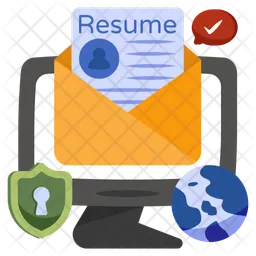 Online Resume  Icon