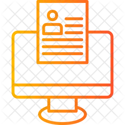 Online Resume  Icon