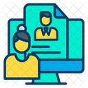Online Resume  Icon
