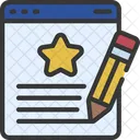 Write Online Review Icon
