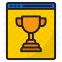 Online Reward Trophy Award Icon