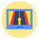 Online Road Online Highway Online Roadway Icon