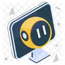 Online Robot Bot Artificial Intelligence Icon