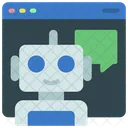 Online Robot  Icon