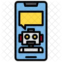 Online Robot Chat  Icon