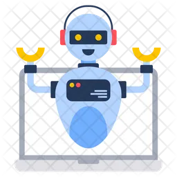 Online-Roboter  Symbol