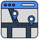 Online Route  Icon