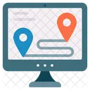 Location Online Map Map Icon