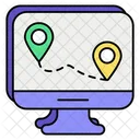 Online Route  Icon