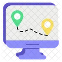 Online Route  Icon