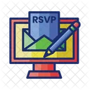Online Rsvp Invitation Rsvp Icon