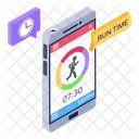 Running App Fitness App Online Fitness Tracker Icon