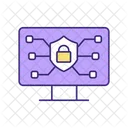 Online Safety Computer Icon
