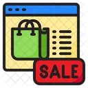 Shop Shopping Bag Sale Icon