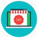 Online Sale Shopping Sale Online Shop Icon