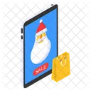Christmas Sale Online Sale Mobile Sale Icon
