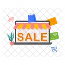 Sale Online Shopping Ecommerce Icon