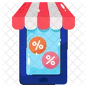 Online Technology Shop Icon